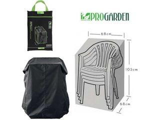Obrázek 2 produktu Obal na stohovatelné židle ProGarden 68 x 68 x 105 cm, černý
