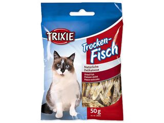 Obrázek 1 produktu Pamlsek pro kočky, sušené rybičky 50g TRIXIE