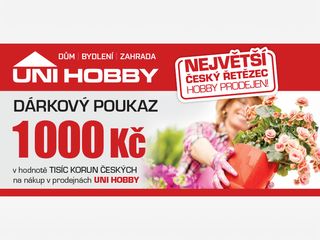 Obrázek 2 produktu UNI HOBBY- dárkový poukaz 1 000 Kč