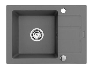 Obrázek 1 produktu Dřez granitový Athena 62x44, 1B1D, šedý + dávkovač