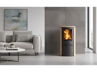 Obrázek 2 produktu Kamna krbová ABX Reno, kámen pískovec/černá, 5kW