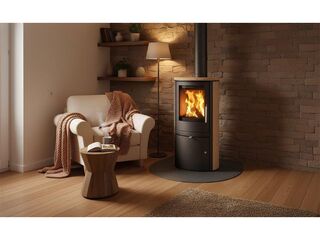 Obrázek 1 produktu Kamna krbová ABX Reno, kámen pískovec/černá, 5kW