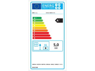 Obrázek 2 produktu Kamna krbová Arktis 4, černý plech, 5kW