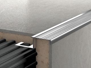 Obrázek 3 produktu Lišta schodová Z, hliník protiskluz, v: 10mm, š: 35mm, d: 2,5m