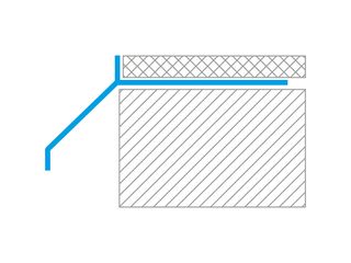 Obrázek 1 produktu Lišta balkonová hliník, v: 19mm, š: 34mm, d: 2,5m
