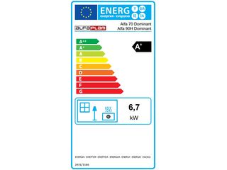 Obrázek 9 produktu Sporák Alfa 70 Dominant ECO, antracit, levý, 6kW