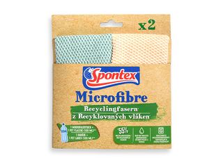 Obrázek 1 produktu Hadřík Microfiber Recycled Fibres Spontex 2ks