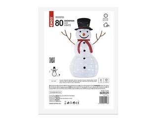 Obrázek 2 produktu Vánoční LED dekorace, sněhulák 80ks led, 90cm, studená bílá, venkovní