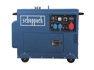 Obrázek 1 produktu Elektrocentrála dieselová SG 5200 D, s regulací AVR 5000 W Scheppach