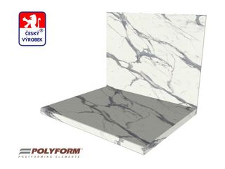 Obrázek 1 produktu Deska pracovní kuchyňská POLYFORM mramor athény, 28x600x4100mm