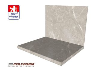 Obrázek 1 produktu Deska pracovní kuchyňská POLYFORM mramor italia, 38x600x4100mm