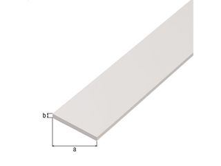 Obrázek 1 produktu Profil plochý PVC, 20 x 2,0 mm / 2 m, bílý