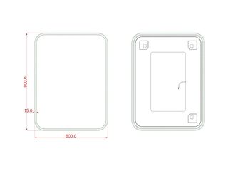 Obrázek 2 produktu Zrcadlo Senso 60x80 cm, s LED osvětlením