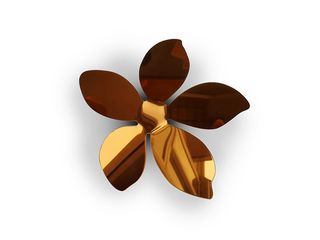 Obrázek 1 produktu Dekorace samolepící 3D, Bronzové květy, 8 ks v balení