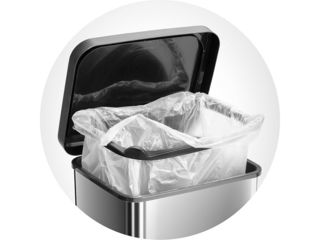 Obrázek 1 produktu Koš odpadkový PASO 20 l stříbrný