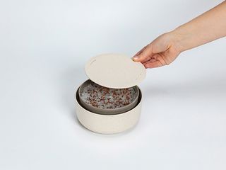 Obrázek 2 produktu Microgreens, slonová kost s kávovou sedlinou, pr.16cm
