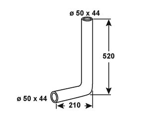 Obrázek 1 produktu Trubka spec 50x44, 520-bílá