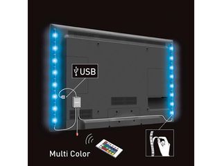 Obrázek 5 produktu LED pásek RGB, USB, WM 504, pro TV, 2 x 50 cm s dálkovým ovladačem a vypínačem