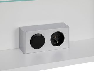 Obrázek 6 produktu Skříňka zrcadlová Fany 50 s LED osvětlením, bílá, lesk, 50x68x16