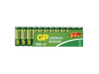 Obrázek 3 produktu Baterie GP zinková GREENCELL AA (R6), 12SH