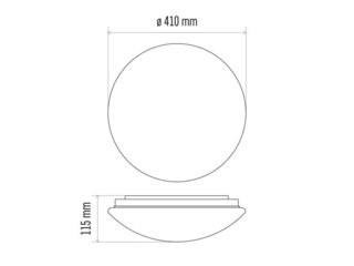 Obrázek 5 produktu Sv.přisazené LED CORI KR IP44/22W/WW