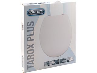 Obrázek 5 produktu WC sedátko Tarox Plus, soft close, DP, nerez panty, lehce odnímatelné, bílé