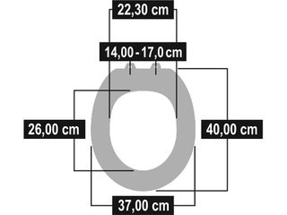 Obrázek 1 produktu WC sedátko Orleans, MDF, plast panty, lak bílé