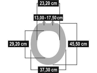 Obrázek 1 produktu WC sedátko Siros, DP, nerez panty, bílé