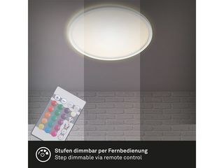 Obrázek 3 produktu Svítidlo stropní ultra ploché, podsvícené 22 W, 2700 lm, 4000 K + RGB-LED
