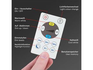 Obrázek 6 produktu Svítidlo stropní bílé LED 22 W, 3000 lm, 2700-6500 K