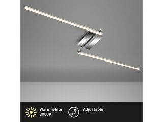 Obrázek 1 produktu Svítidlo stropní LED Staff, 12W, 1400lm, 3000K, 1436x120x66 mm, chrom