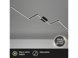 Obrázek 1 produktu Svítidlo stropní LED Staff, 24W, 2800lm, 3000K, 2272x120x50 mm, černé