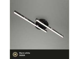 Obrázek 1 produktu Svítidlo nástěnné LED Rey, 10,5W, 1400lm, 3000K, 600x140x52 mm, černé