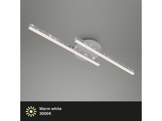 Obrázek 1 produktu Svítidlo nástěnné LED Rey, 10,5W, 1400lm, 3000K, 600x140x52 mm, chrom