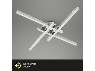 Obrázek 1 produktu Svítidlo nástěnné LED Rey, 21W, 2900lm, 3000K, 600x600x82 mm, chrom