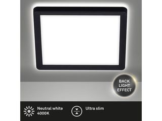 Obrázek 3 produktu Panel LED, 12W, 1400lm, 4000K, 190x190x28mm, černá