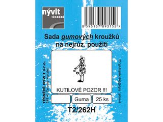 Obrázek 1 produktu sada Pryžových kroužků - Pryž uni