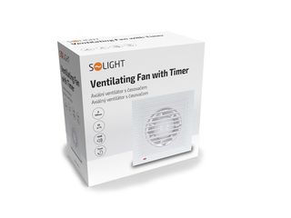 Obrázek 2 produktu Ventilátor Sol axiální s mřížkou, Ø 100, 80m3/h, 13W s časovačem
