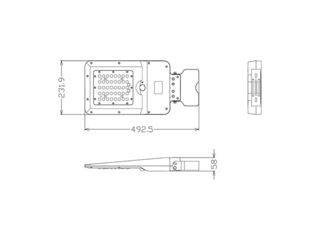 Obrázek 6 produktu Lampa pouliční solární LED se senzorem 1600lm IP65