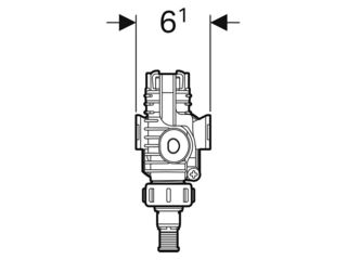 Obrázek 3 produktu Ventil napouštěcí Geberit Typ 380 pro moduly pod omítku 240.705.00.1