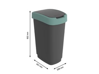 Obrázek 3 produktu Koš odpadkový SWING TWIST 50 l, zelená