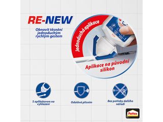 Obrázek 3 produktu Obnovovač silikonu Pattex bílý 80 ml