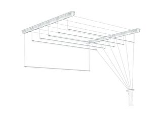 Obrázek 2 produktu Sušák stropní - bílý, 6x80 cm