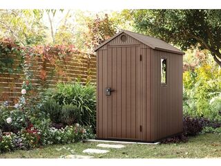 Obrázek 4 produktu Domek plastový DARWIN 4x6 hnědý - 205x126x185 cm