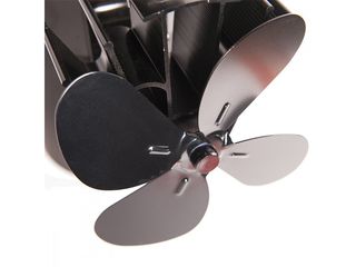 Obrázek 2 produktu Ventilátor na kouřovod FLAMINGO čtyřlopatkový magnetický, černý