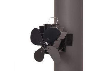 Obrázek 1 produktu Ventilátor na kouřovod FLAMINGO čtyřlopatkový magnetický, černý