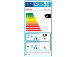 Obrázek 2 produktu Kamna krbová Tala N 06, černý plech, 5,9kW