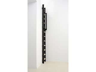 Obrázek 1 produktu Schody žebříkové STRONG 12 příček, pro výšku stropu do 290cm, kov/smrk, 36x307cm