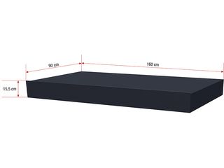 Obrázek 2 produktu Stříška vchodová Guttavordach BS 160 LED Strip, antracit 160x90cm, bez boč.stěny