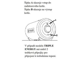 Obrázek 2 produktu Solární ohřívač vody 160 l TP, panel 1x2,3m2 TP, Triple energy